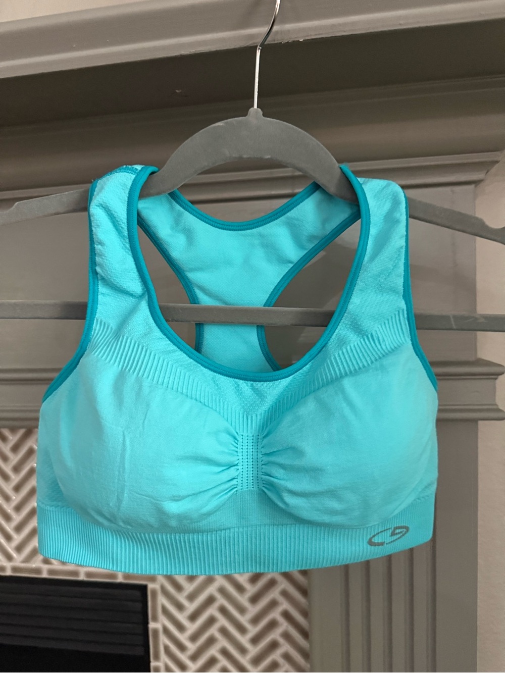 Champion Racerback Seamless Sports Bra - Aqua